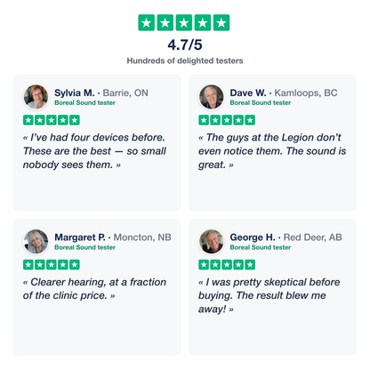 Boreal Sound testers rate them 4.7 out of 5