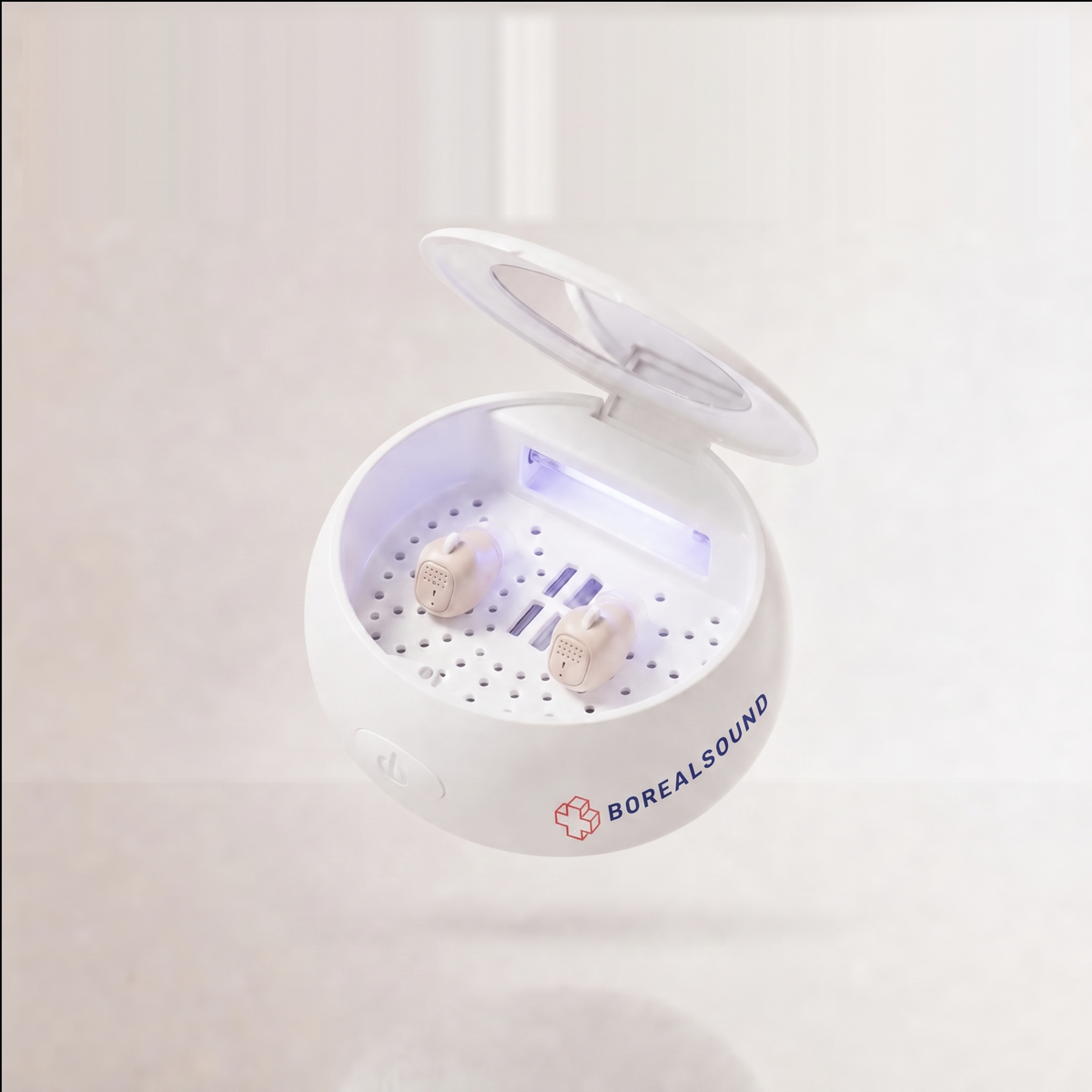 2-in-1 UV Station — Disinfector & Dehumidifier for Hearing Aids