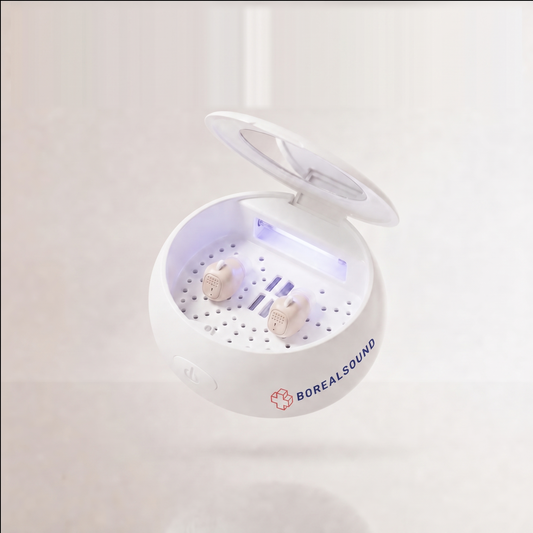 2-in-1 UV Station — Disinfector & Dehumidifier for Hearing Aids